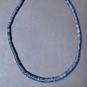 Blue stone necklace